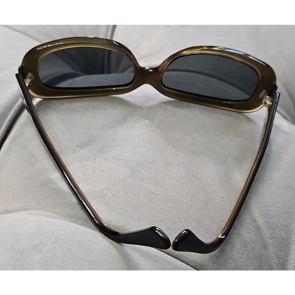 Jean Lafont Vintage Deluxe 103 Black Brown Oval Sunglasses main image 10